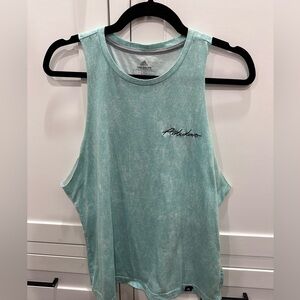 Baby blue adidas workout top